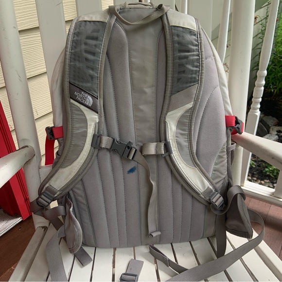 The North Face White, Pink, & Gray Recon Backpack - Picture 2 of 14
